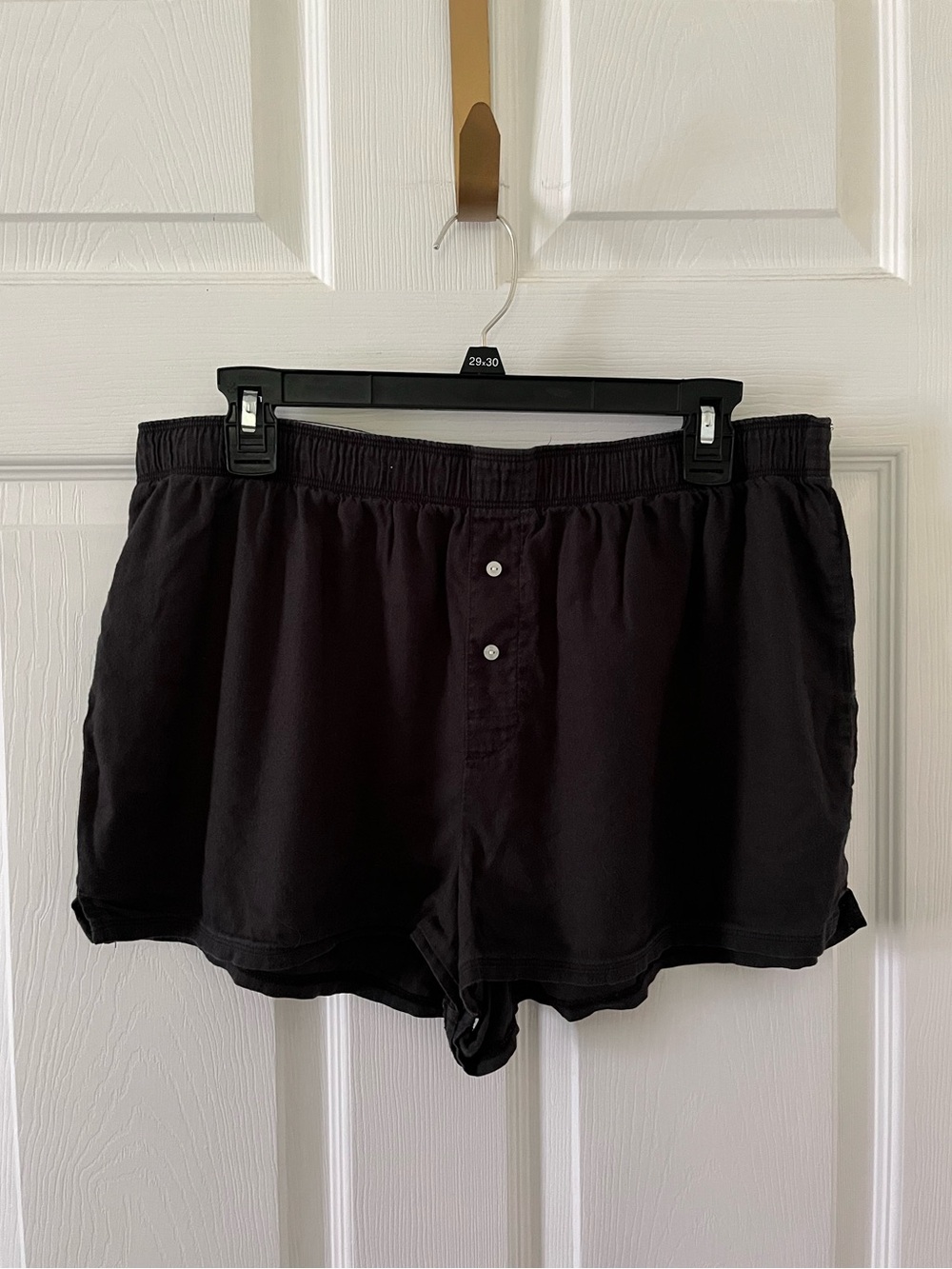 PINK Victoria's Secret Black Boxer Sleepwear Shorts